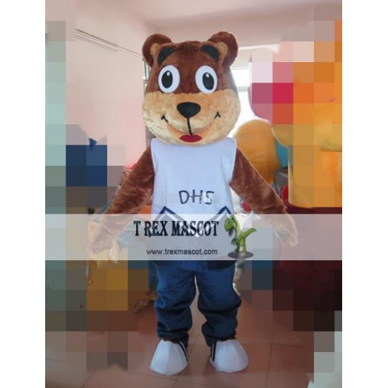 Adult Bear Mascot Costume