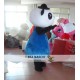 Blue Pnada Girl Mascot Costume