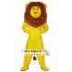 Yellow Lion Mascot Costume