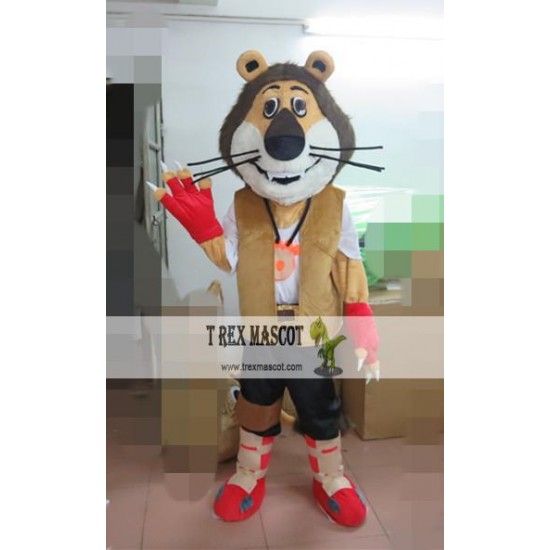 Animal Mascot Costume Cartoon Lion 