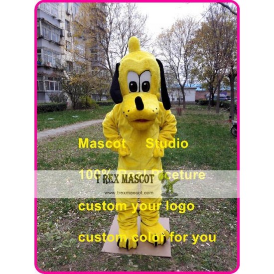 Yellow Dog Mascot Costume