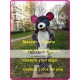 Grey Mouse Mascot Costume Rat Mice