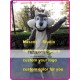 Grey Big Wolf Mascot Costume Plush Wolf