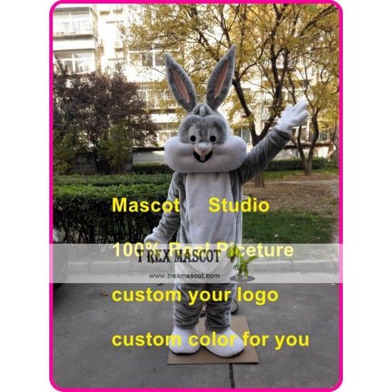 Easter Bunny Mascot Costume Easter Bugs Rabbit