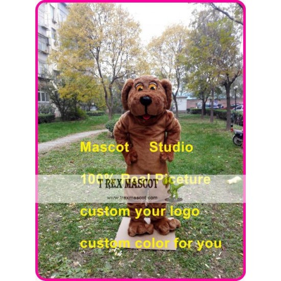 Plush Dog Mascot Costume