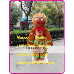 Gingerbread Mascot Costume Christmas Ginger Bread