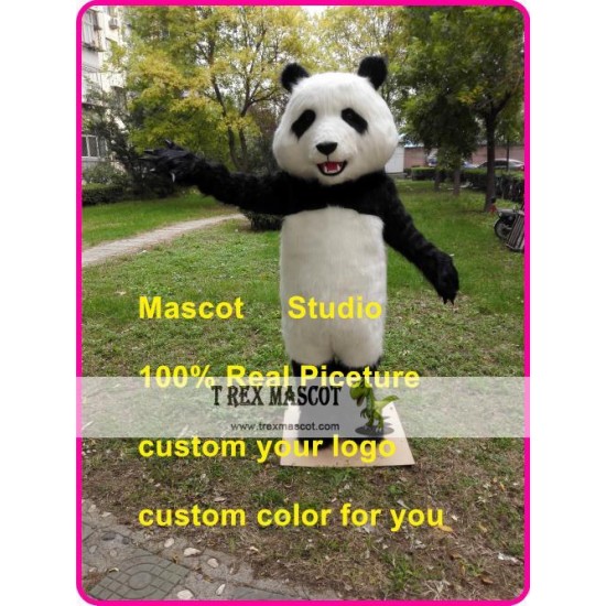 Plush Panda Mascot Costume