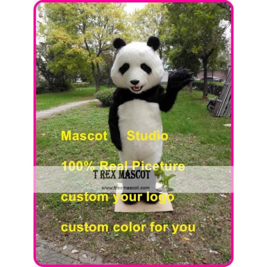 Plush Panda Mascot Costume