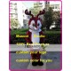 Christmas Deer Mascot Costume Red Nose Deer