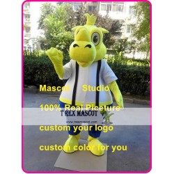 Yellow Rhino Mascot Costume