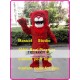 Red Lion Mascot Costume Plush Lion