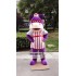 Purple Hippo Mascot Costume