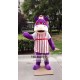 Purple Hippo Mascot Costume