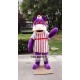 Purple Hippo Mascot Costume