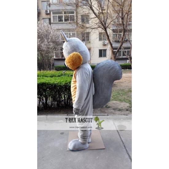 Grey Squirrel Mascot Costume