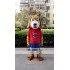 Plush Dog Mascot Costume