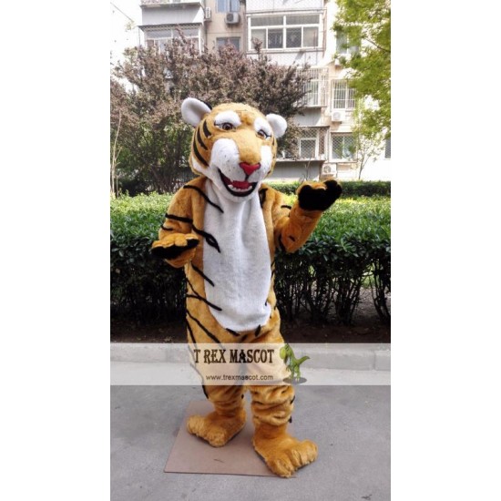 Plush Tiger Mascot Costume