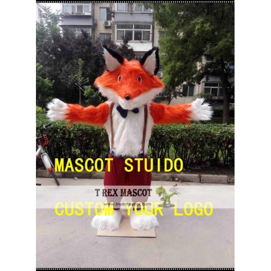 Plush Fox Mascot Costume