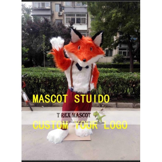 Plush Fox Mascot Costume