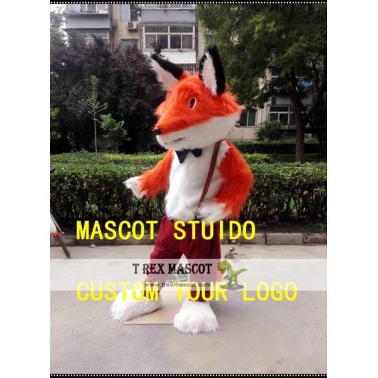 Plush Fox Mascot Costume