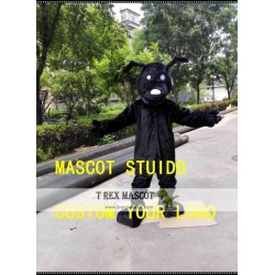 Black Dog Mascot Costume