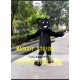 Black Dog Mascot Costume