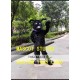 Black Dog Mascot Costume