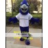 Blue Falcon Mascot Costume Eagle Hawk