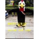 Black Rooster Mascot Costume Chicken Cock Costume