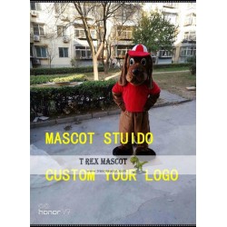 Tan Dog Mascot Costume