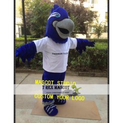 Blue Falcon Mascot Costume Eagle Hawk