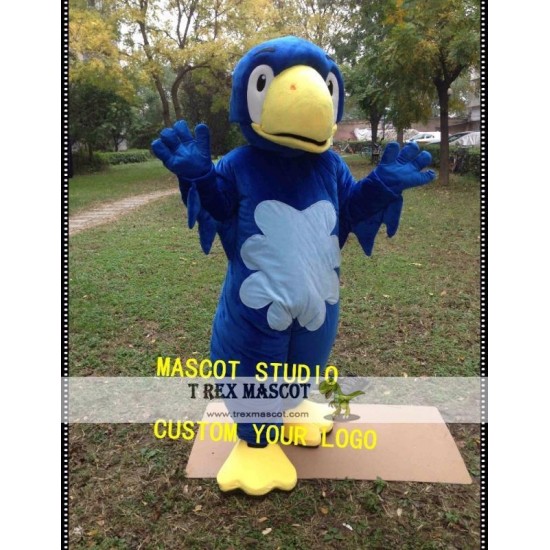 Blue Bird Mascot Costume