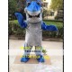 Blue Shark Mascot Costume Blue Fish