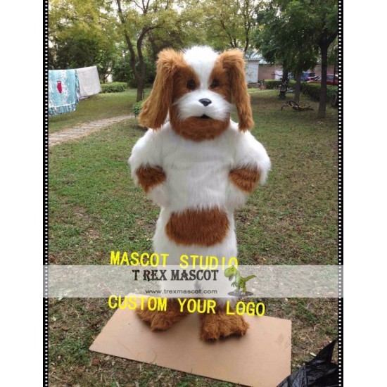 Plush Dog Mascot Costume