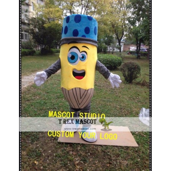 Pencil Mascot Costume