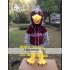 Red Falcon Mascot Costume Hawk Eagle Mascot