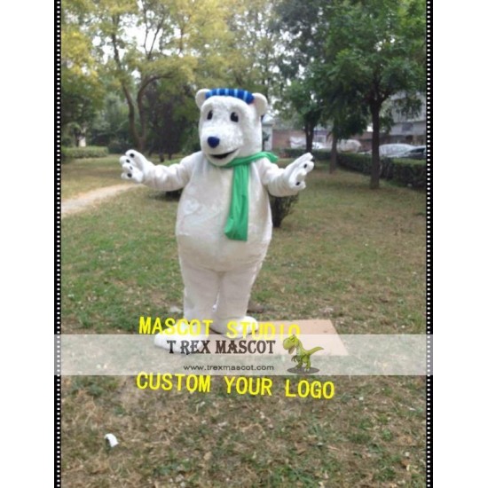 Polar Bear Mascot Costume