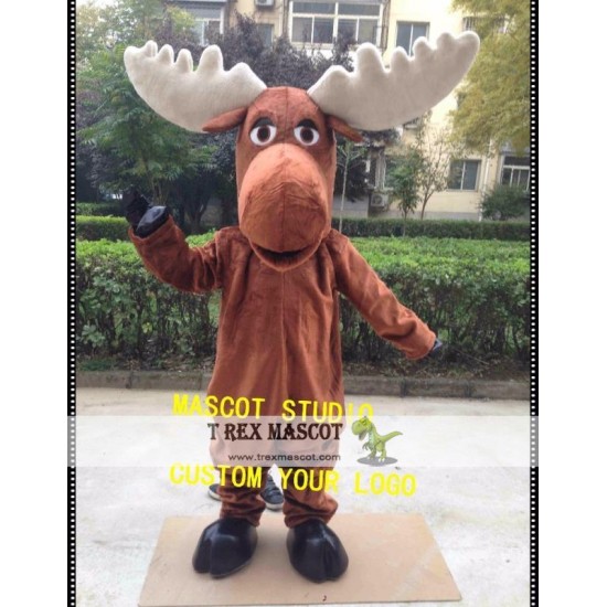 Moose Mascot Costume Christmas Deer