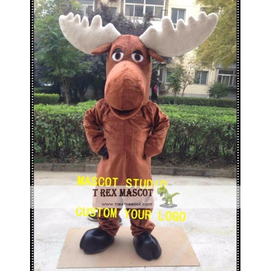 Moose Mascot Costume Christmas Deer