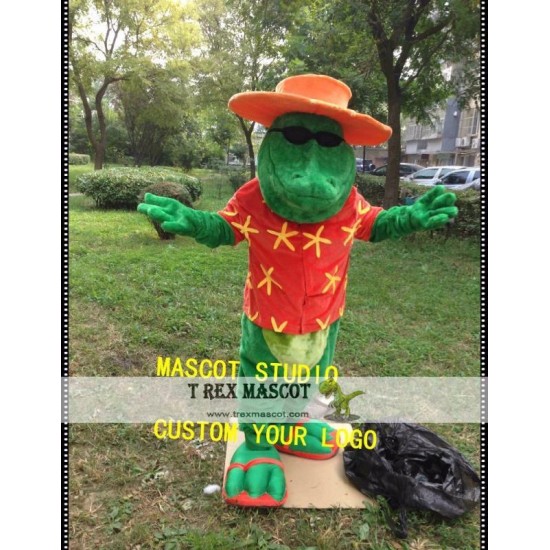 Crocodile Gator Aligator Mascot Costume