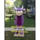 Purple Bull Cow Mascot Costume