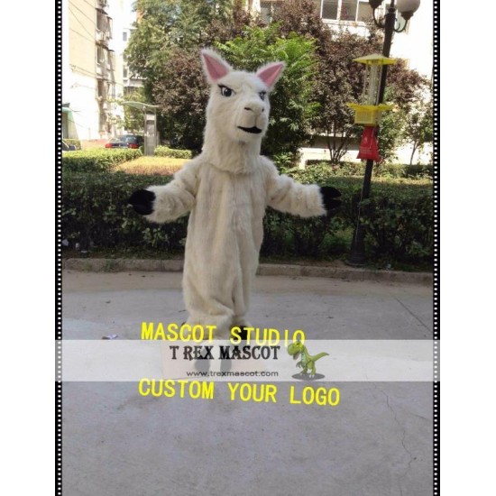 Llama Mascot Costume Cartoon Character Carnival Costume