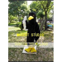 Black Raven Mascot Costume