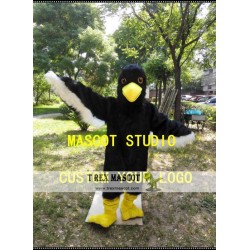 Black Raven Mascot Costume