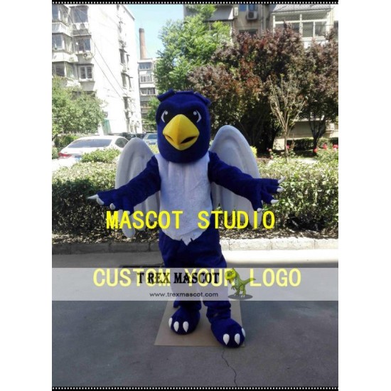 Blue Griffin Mascot Gryphon Mascot Costume