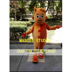 Orange Boy Monster Mascot Costume