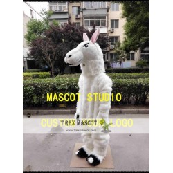 Llama Mascot Costume Cartoon Character Carnival Costume