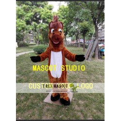 Brown Horse Mascot Costume