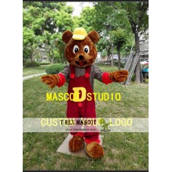 Cartoon Bear Mascot Costume