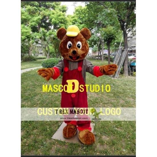 Cartoon Bear Mascot Costume